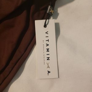 Vitamin A brown bikini bottom